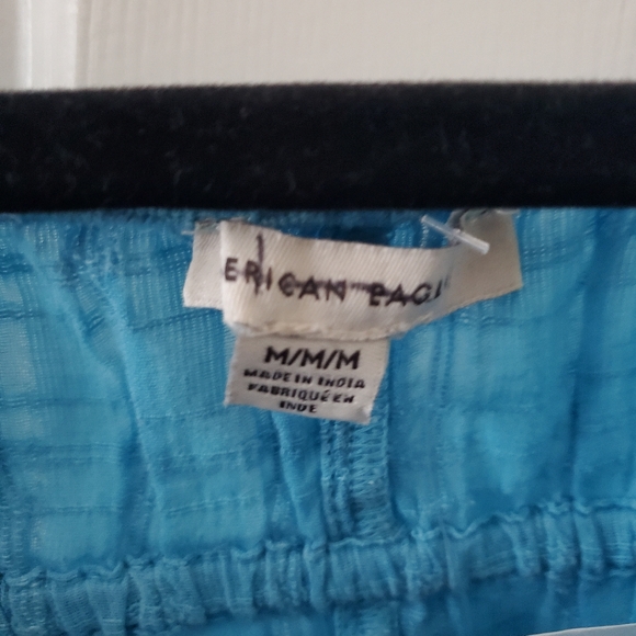 American Eagle Outfitters Blue Milkmaid Cotton Crop Cottagecore Tank Top Women M - Picture 3 of 5